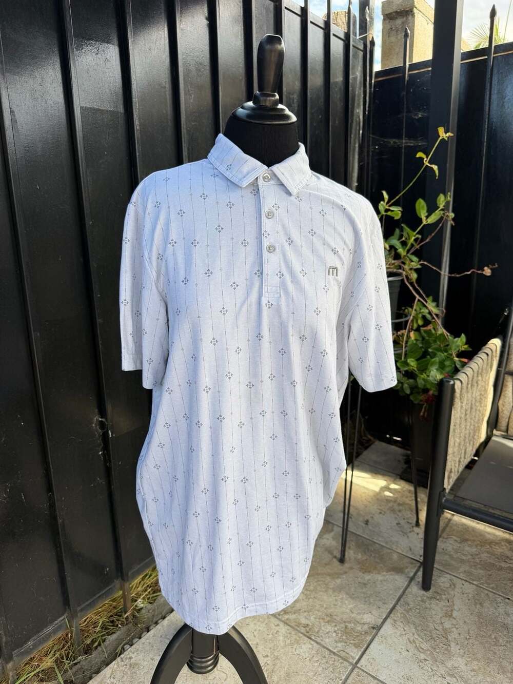 TravisMathew Featherweight Deco Print Polo (Men)